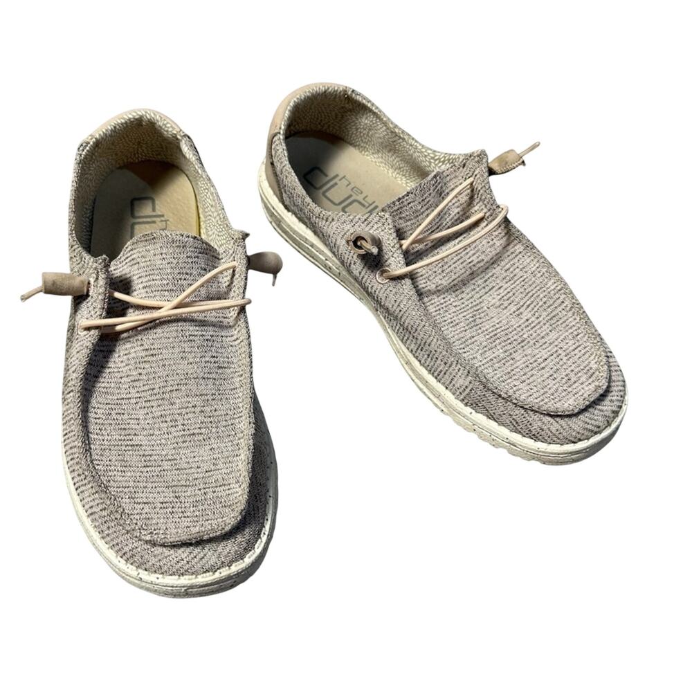 Hey Dude Wendy Stretch Rose Slip On Shoes